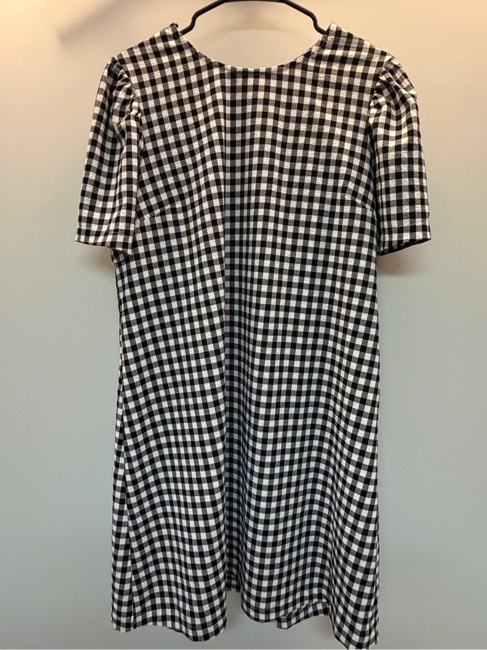 Black and White Gingham Dress